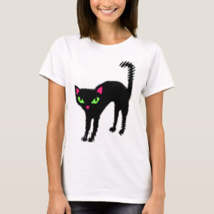 T-shirt Chaton de minou de chat de cool de chat noir de