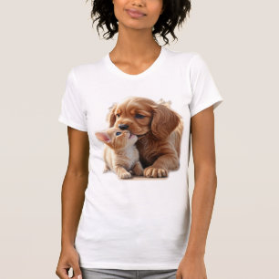 T-shirt Chaton et chiot