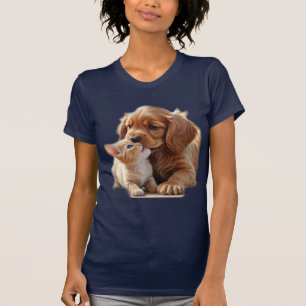 T-shirt Chaton et chiot