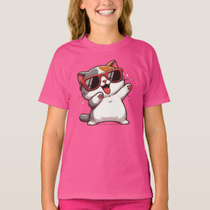 T-shirt Chaton lunettes de soleil Pumped Up!
