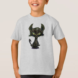 T-shirt Chaton noir