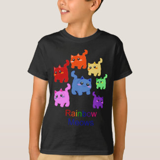 T-shirt Chatons d'arc-en-ciel !