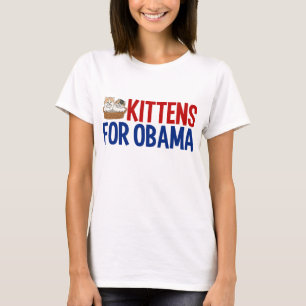 T-shirt Chatons pour Obama