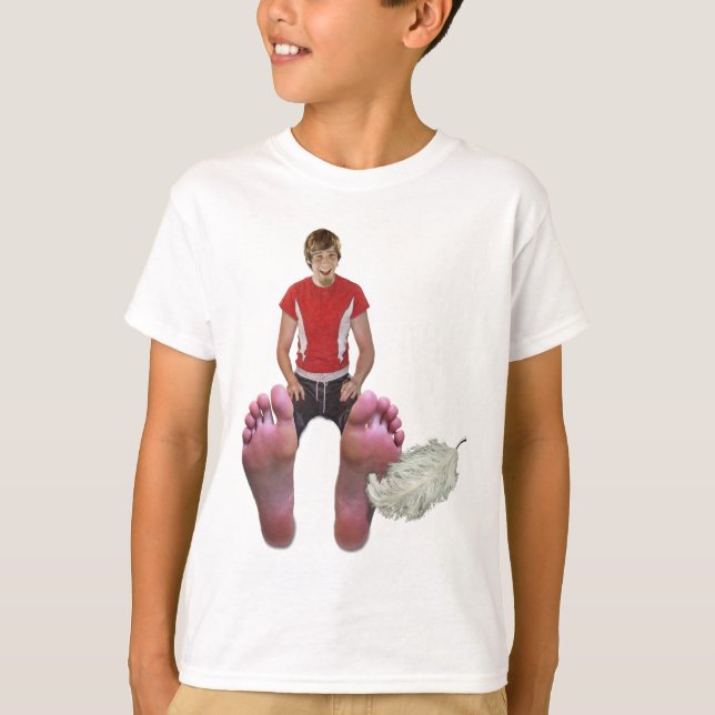 T-shirt Chatouillez mes pieds aussi (Devant)