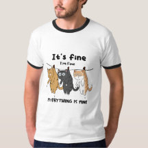 Chats amusants C'est bon Je vais bien Tout va bien