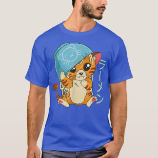 T-shirt Chats Anime Kawaii Japonais Ramen Japon Chat 
