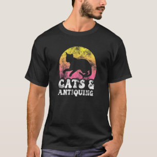 T-shirt Chats & Antiquités Vintage Retro Hobby