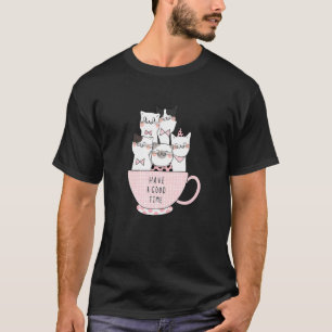 T-shirt Chats Bon Temps Café et Baristas