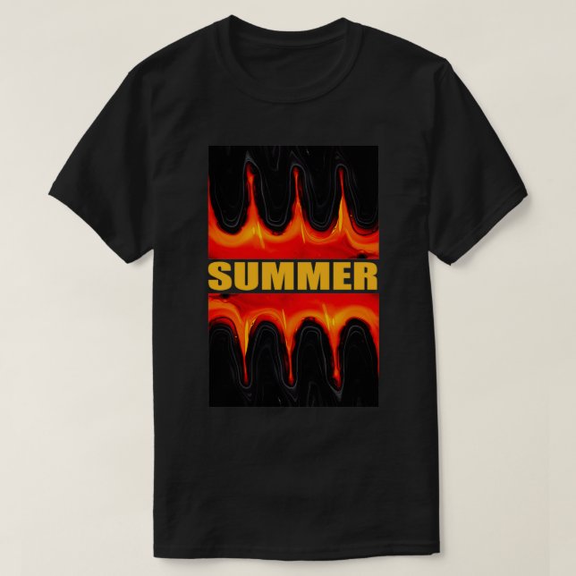 T-shirt Chats chauds d'été (Design devant)