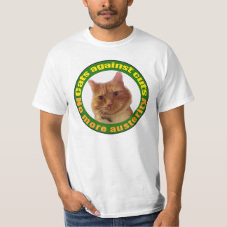 T-shirt Chats contre des coupes