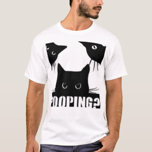 T-shirt Chats curieux