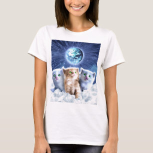 T-shirt Chats dans le nuage