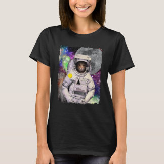 T-shirt Chats dans l'espace cosmique Chats Chats de l'esp