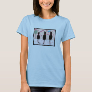 T-shirt Chats d'aquarelle