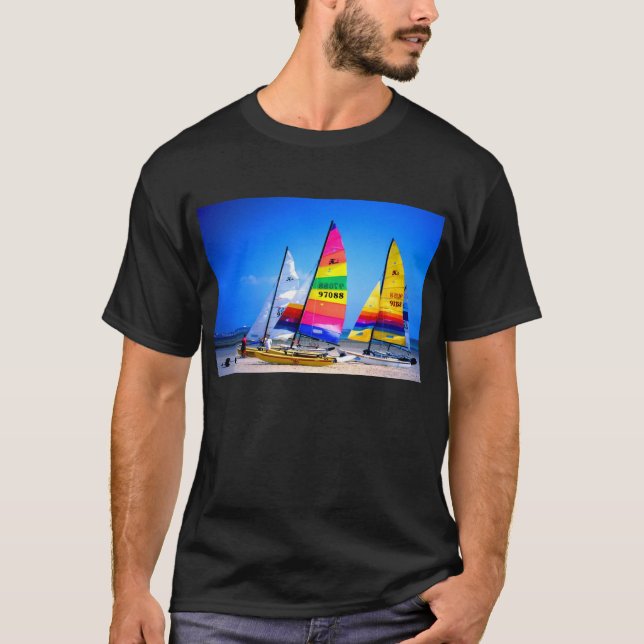T-shirt Chats de Hobie au Jersey (Devant)