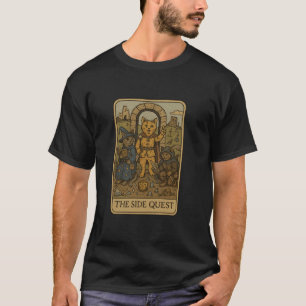 T-shirt Chats de joueurs de RPG drôle quête secondaire car
