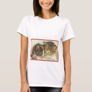 T-shirt Chats de Noël mignons vintage