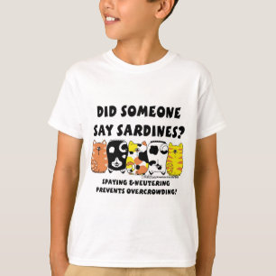 T-shirt Chats de sardine
