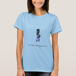 T-shirt Chats de tribu : L'étoile avant clair de lune