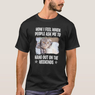 T-shirt Chats Dit Lazy Dit Grumpy 15