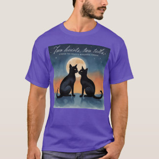 T-shirt Chats en amour poster Chats Romc Chats Poster rétr