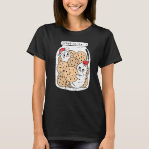 T-shirt Chats En Jar De Noël Cookie Pajama Cute Kitten Ki