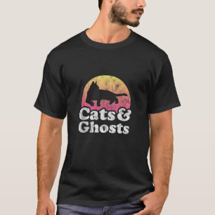 T-shirt Chats et Fantômes Hommes ou Femmes Chat et Fantôme