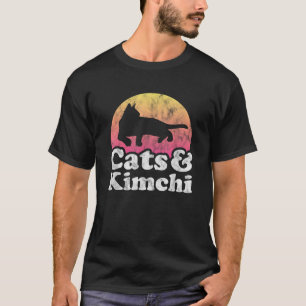 T-shirt Chats et Kimchi Hommes ou Femmes Chat et Kimchi T
