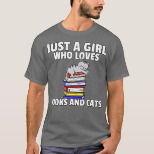 T-shirt Chats Et Livres Librairie De Lecture