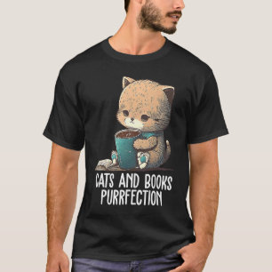 T-shirt Chats et Livres Perfection du Livre  Bibliophile B