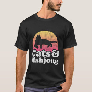 T-shirt Chats Et Mahjong'S Ou'S Chat