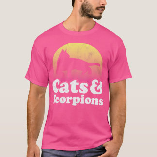 T-shirt Chats et Scorpions Cadeau pour Hommes Femmes Enfan