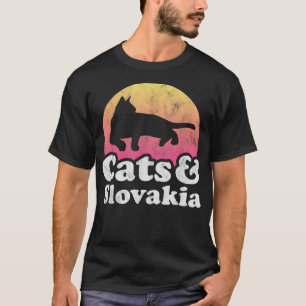 T-shirt Chats et Slovaquie Chat homme ou femme
