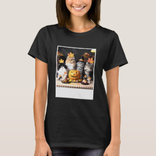 T-shirt Chats et Souris Fête d'Automne Drôle de Salle de T