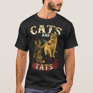 T-shirt Chats Et Tats - Drôle Propriétaire De Chat Enceint