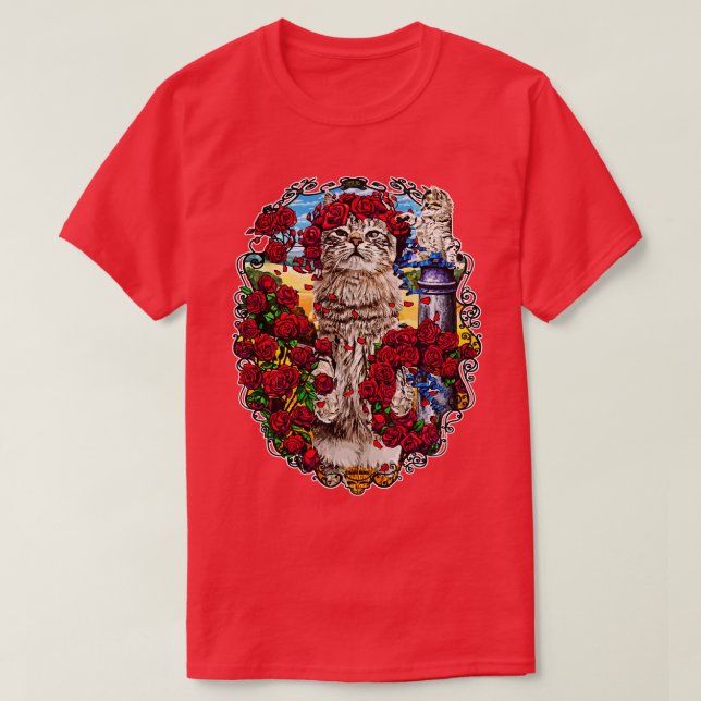 T-shirt Chats gracieux (Design devant)