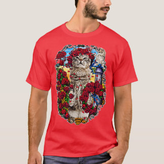 T-shirt Chats gracieux
