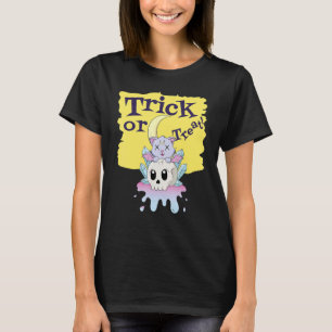 T-shirt Chats Halloween friandise ou farce
