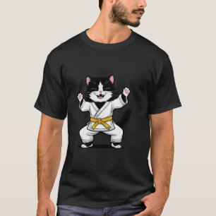 T-shirt Chats Judo Funny Animal Arts martiaux pour hommes 