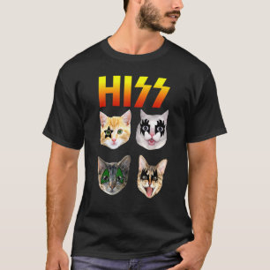 T-shirt Chats Kittens Rock Animat Chat Maman Chat
