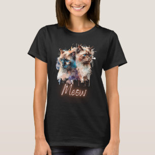 T-shirt Chats Miao Miaou Chatons