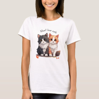 T-shirt Chats mignons, cadeaux de chat, amoureux des chats
