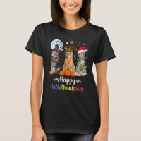 Chats mignons Halloween Joyeux Noël Heureux Hallot
