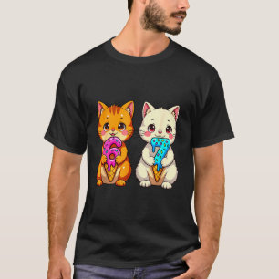 T-shirt Chats Neko Mignons Kawaii 67 Drip Meme Drôle Six S