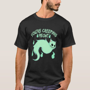 T-shirt Chats noirs me rendant dingue Miaou bébé chat mino