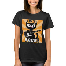 CHATS NOIRS ROCK ! Chat de dessin noir Jouer de la