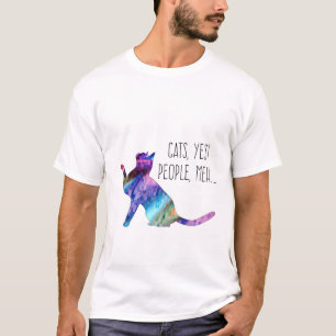 T-shirt Chats, Oui Personnes, Bof...