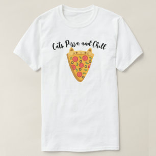 T-shirt Chats, pizzas et frissons