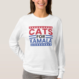 T-shirt Chats pour Kamala Harris pour l'élection président
