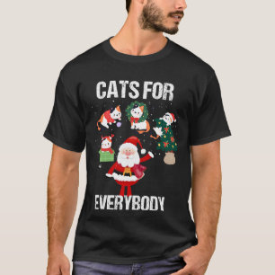 T-shirt Chats pour tout le monde Noël Drôle chat